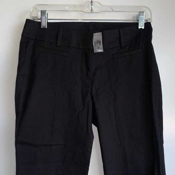 NWT ANN TAYLOR Black Cambridge Crop Pants Size 2P - Picture 5 of 10